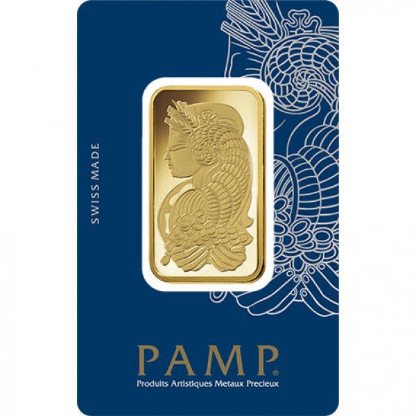 PAMP 1 OZ Gold Bar Fortuna Veriscan - Colorado Gold