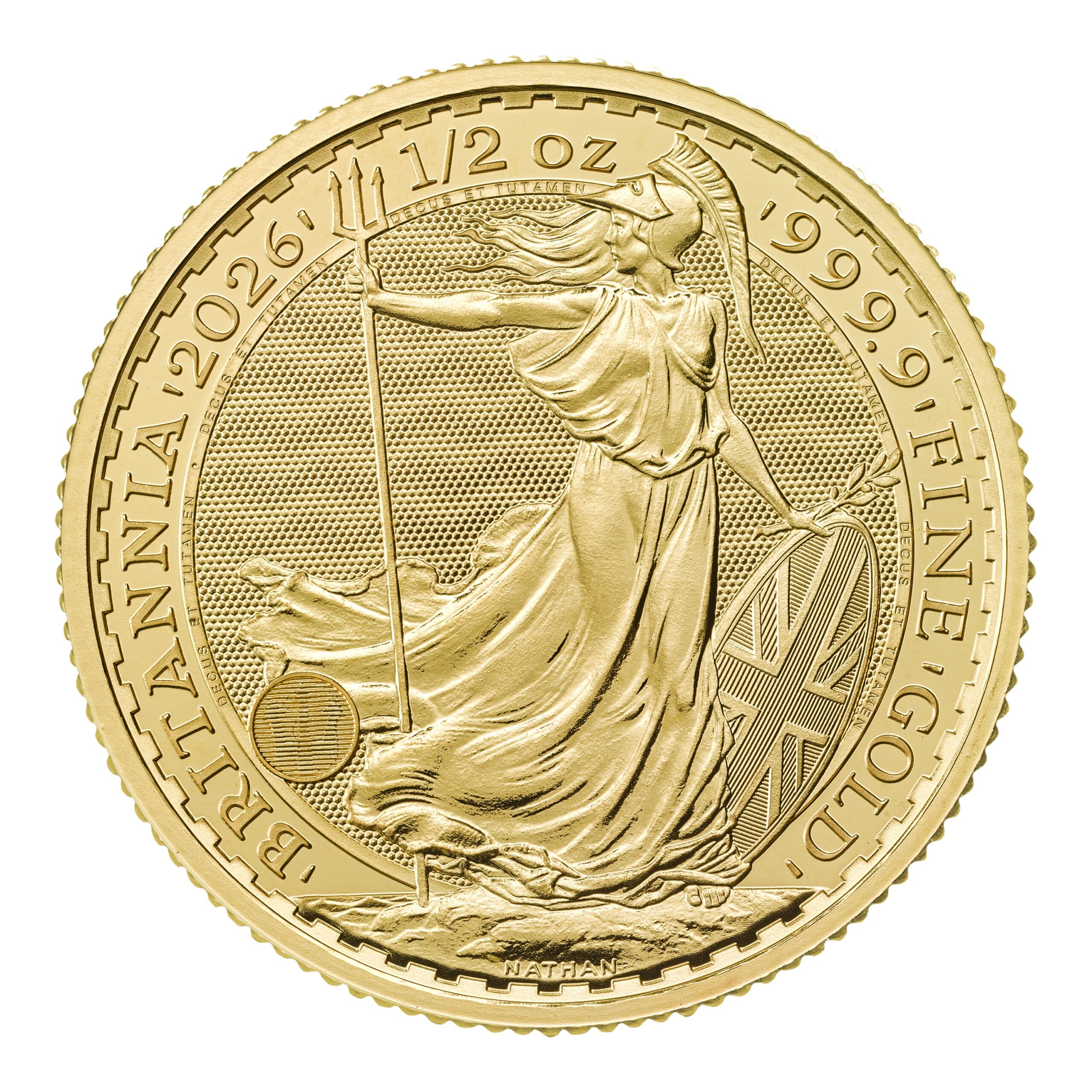 BB26GHC - 2026 Bullion Britannia 1-2oz Gold Reverse
