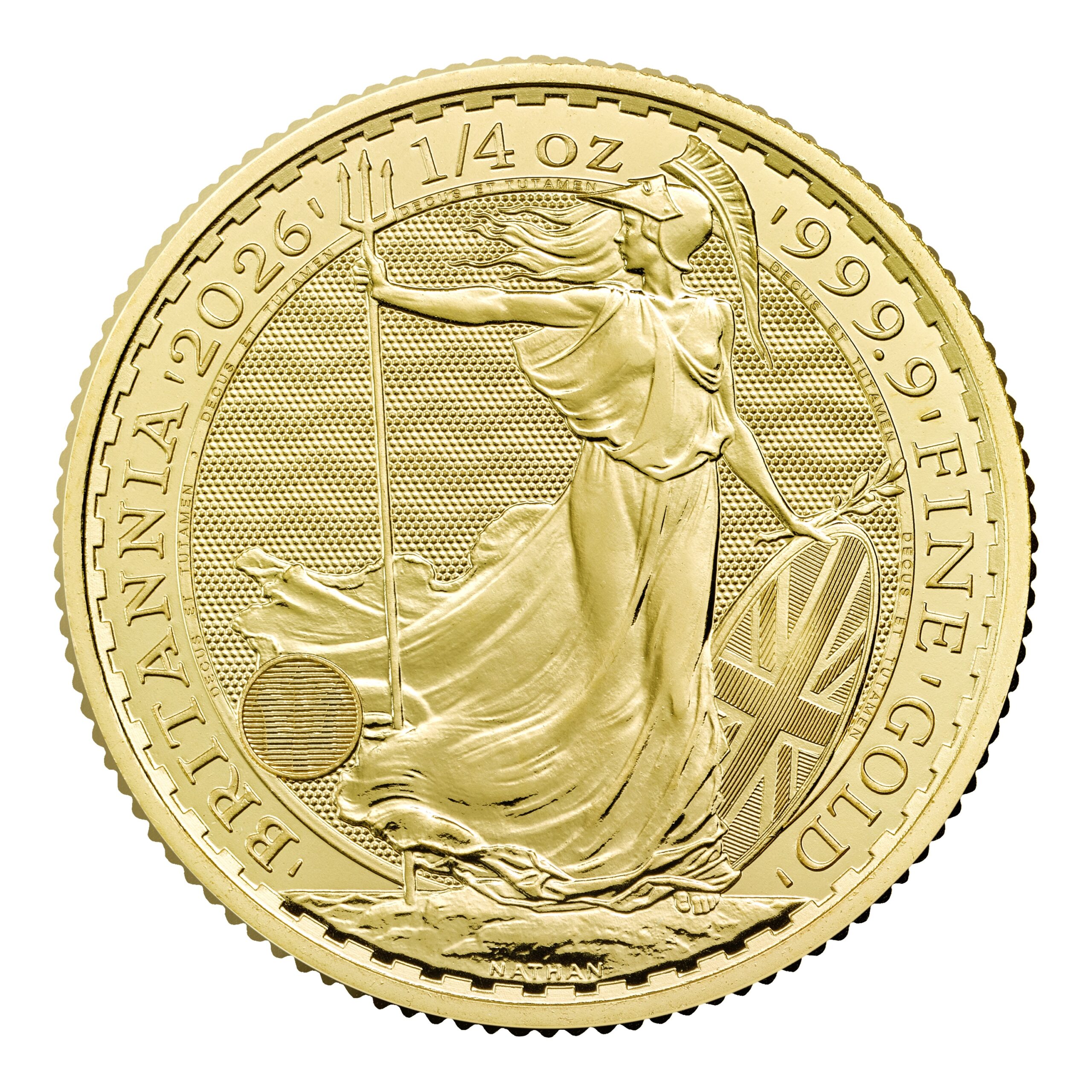 BB26GQC - 2026 Bullion Britannia 1-4oz Gold Reverse