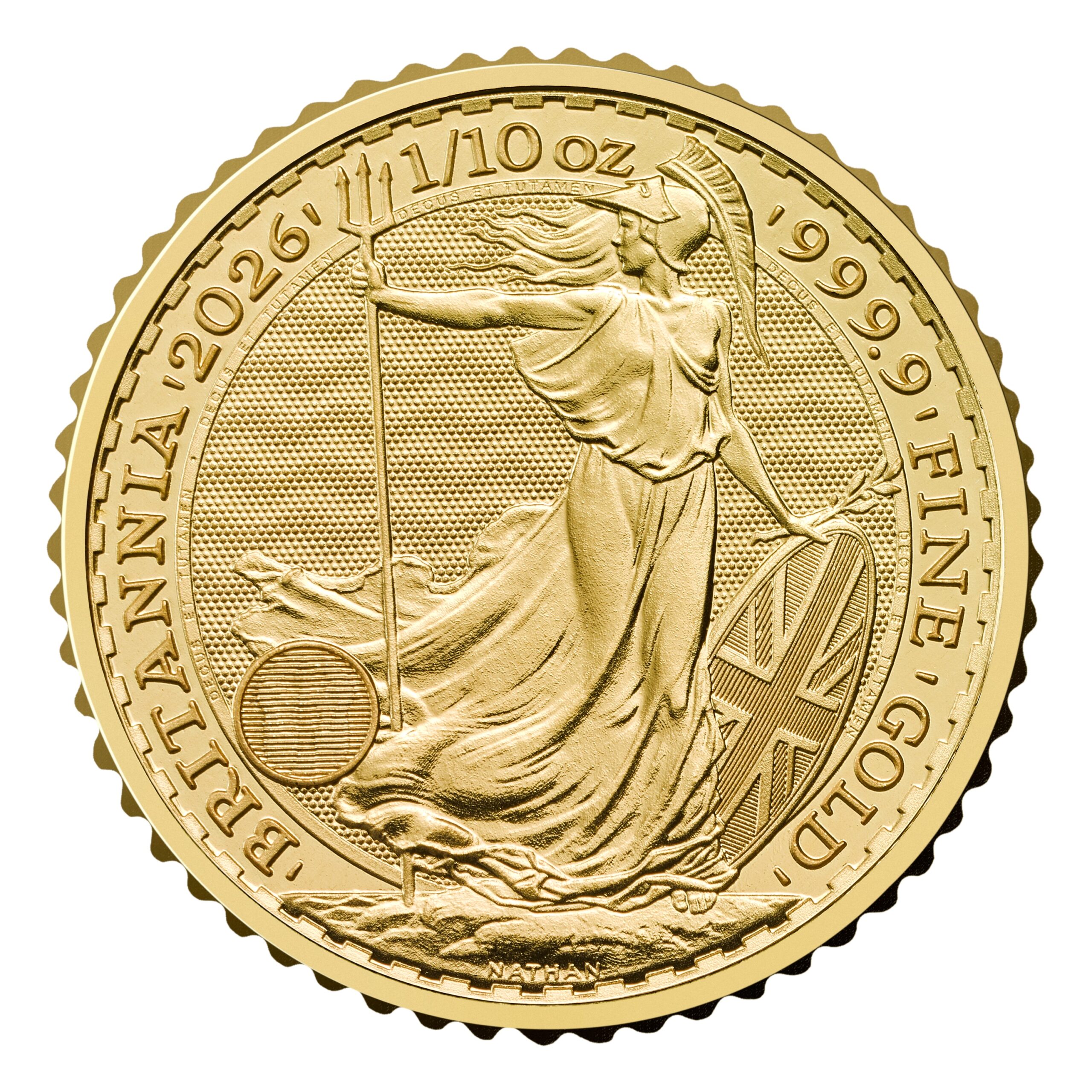 BB26GXC - 2026 Bullion Britannia 1-10oz Gold Reverse
